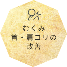 むくみ・首・肩こりの改善